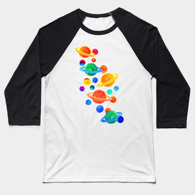 Galactic Gumballs Baseball T-Shirt by PerrinLeFeuvre